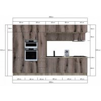 Bucatarie ZONE 360 FRONT PAL K002 / decor  K366
